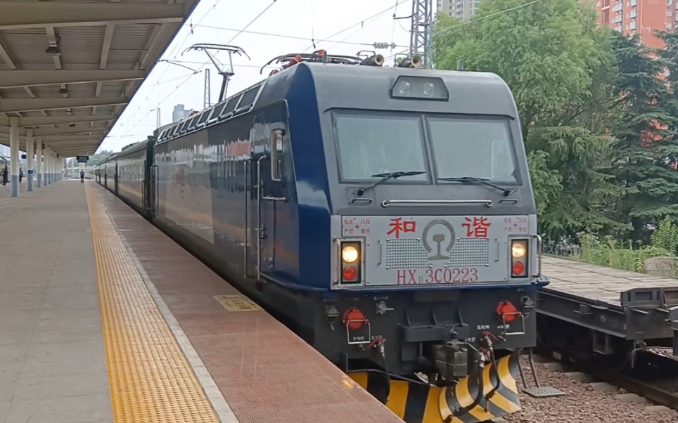 k1438 / k1439(宁波～平顶山)到达终点站(平顶山站),停靠3站台.