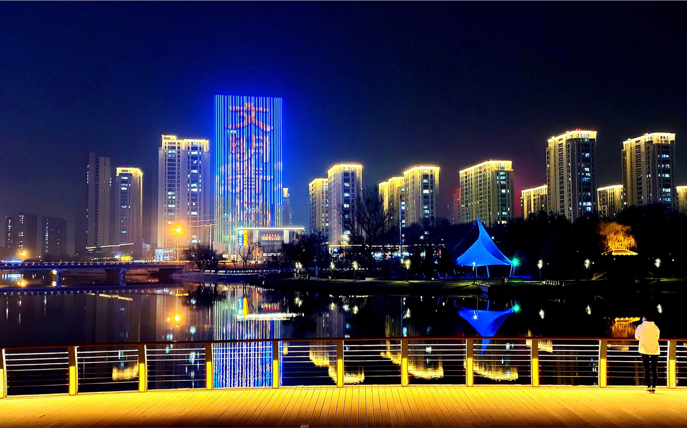 城市夜景 mavic air2 ,手机摄影混剪,这里是山东青岛即墨