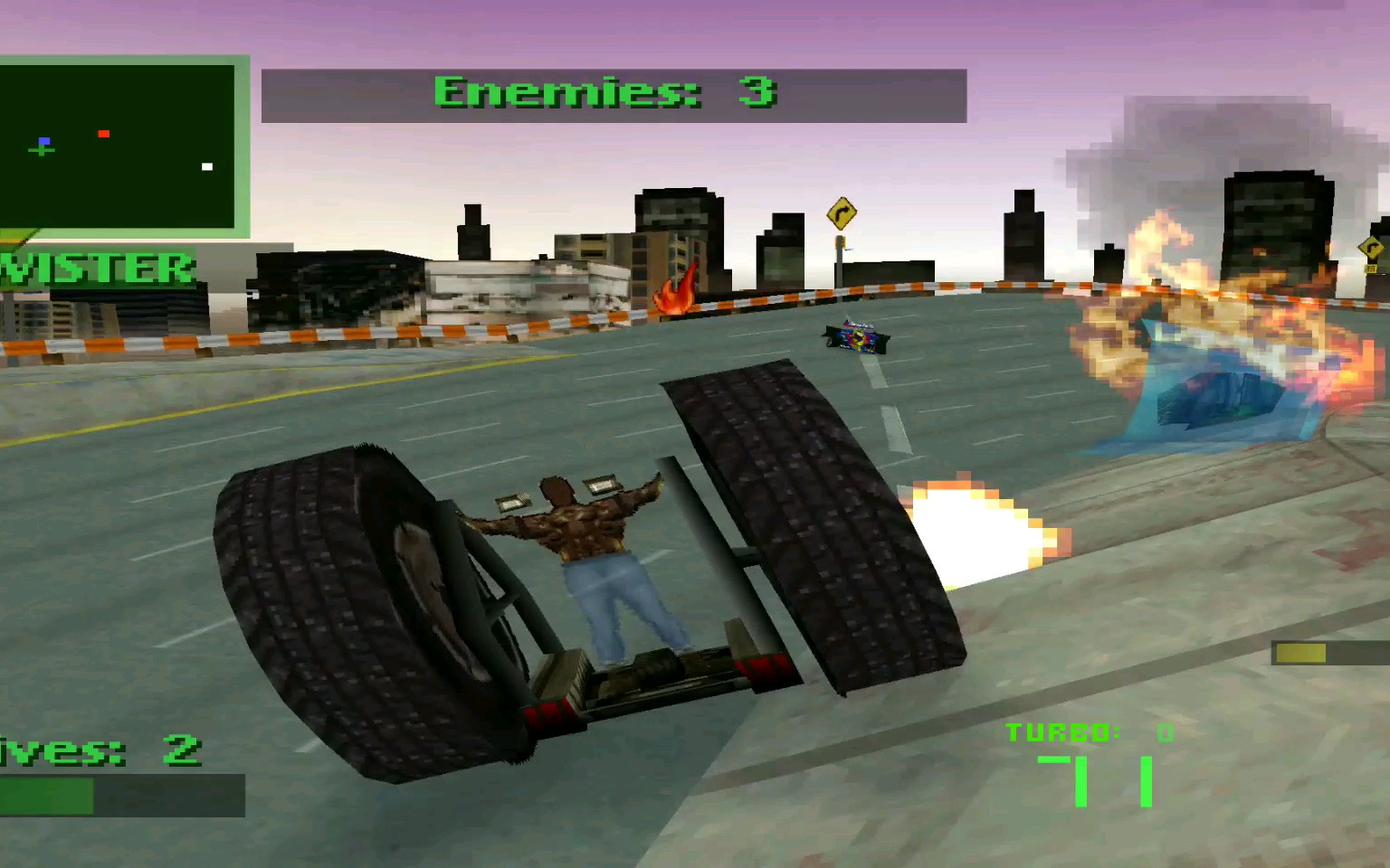 《烈火战车2》1打6再加一个boss你能坚持几秒!