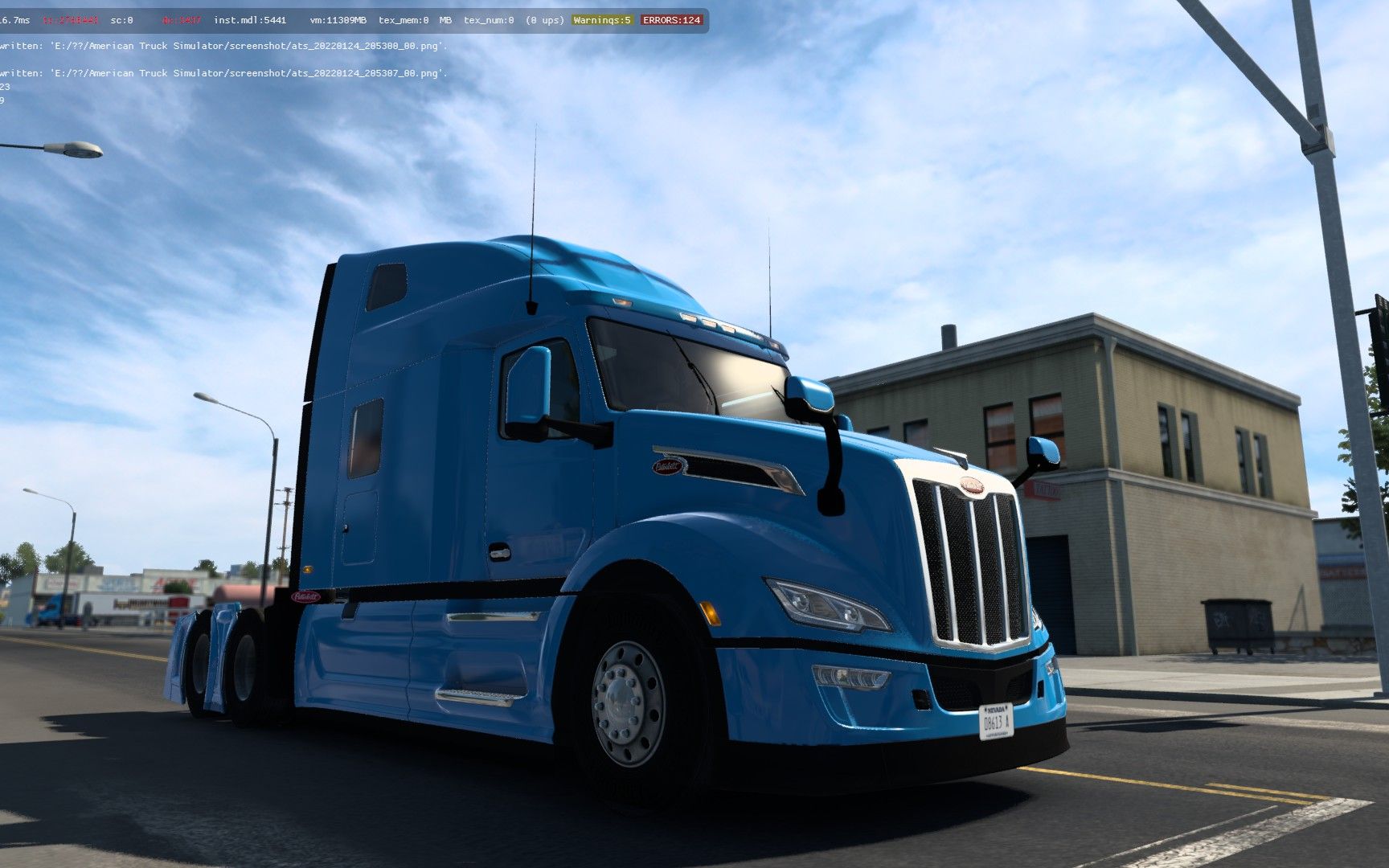 【美卡mod】彼得比尔特579 2022款 by frank peru 1.43