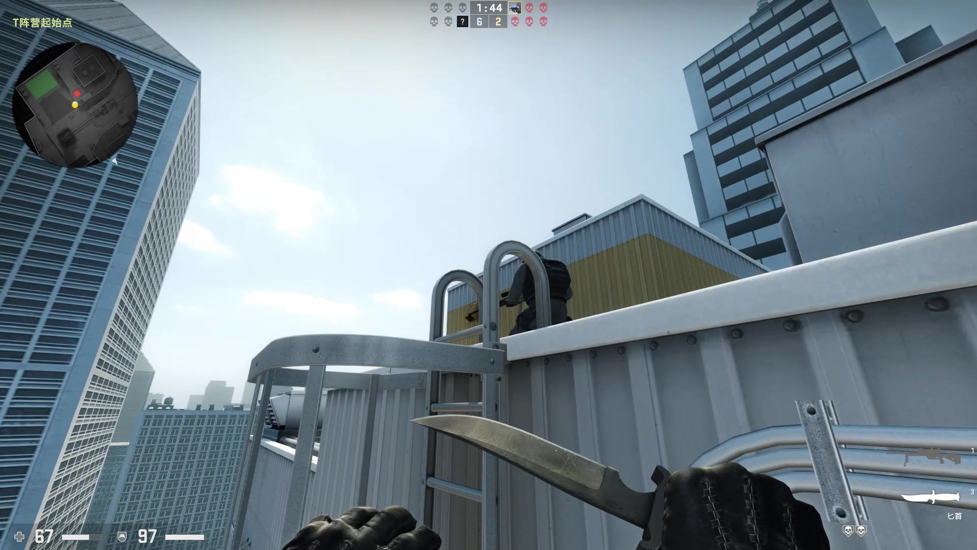 csgo跳狙飞人当只剩2个人了(搞事情)