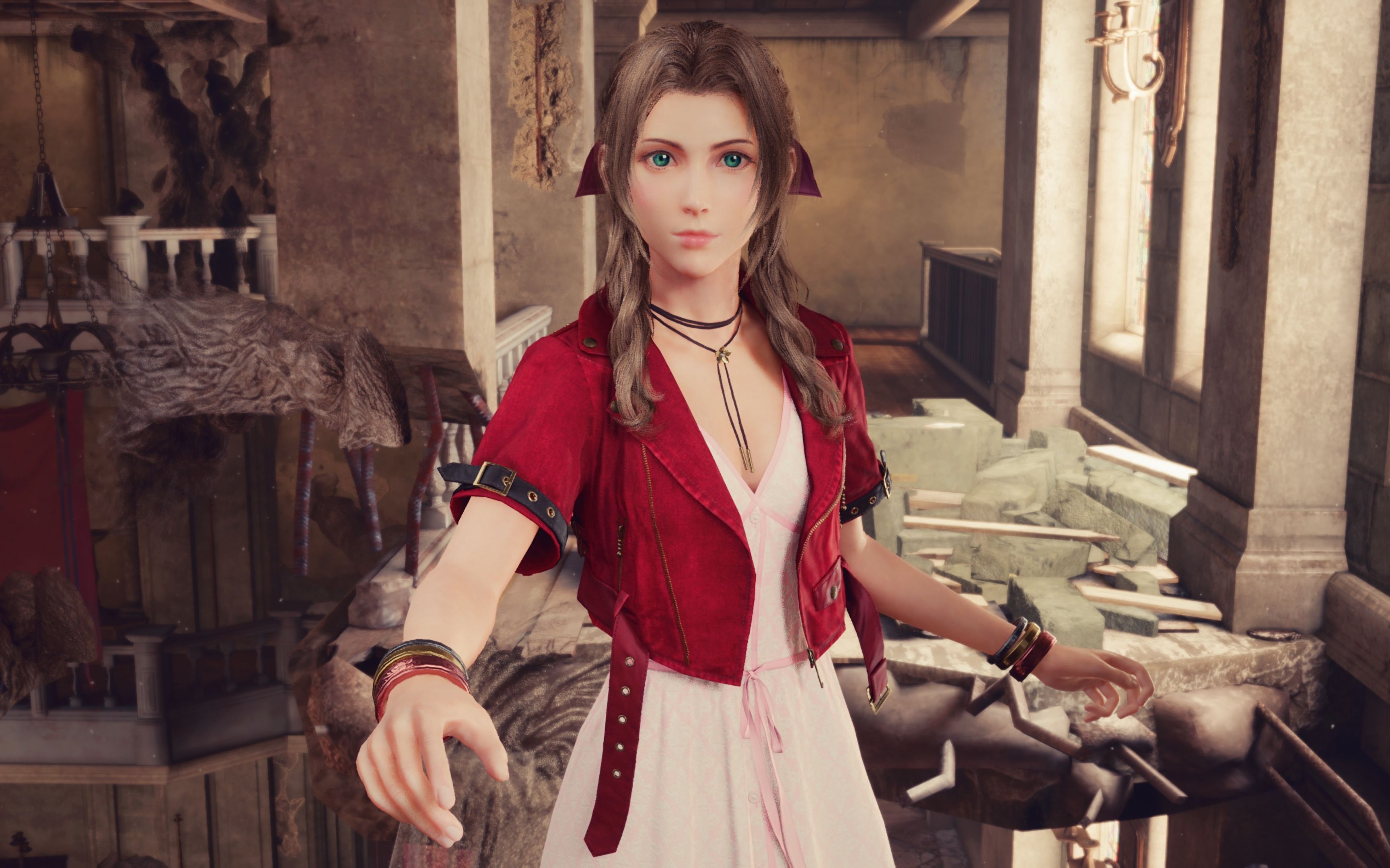 【ff7r】克劳德周末陪爱丽丝玩