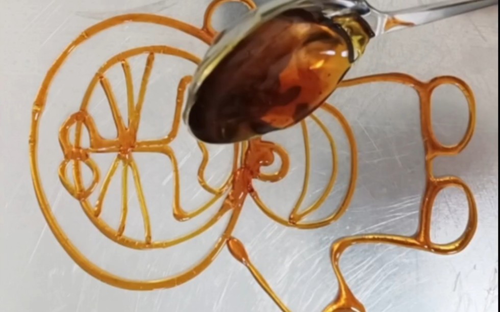 糖画哆啦a梦,机器猫.