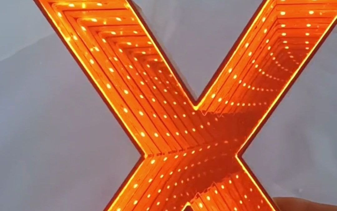 深渊发光字#红顶秀#发光字#广告标识