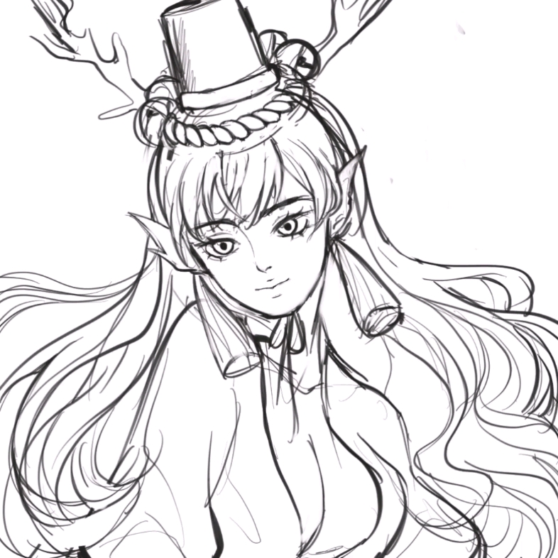 【procreate】铃鹿御前