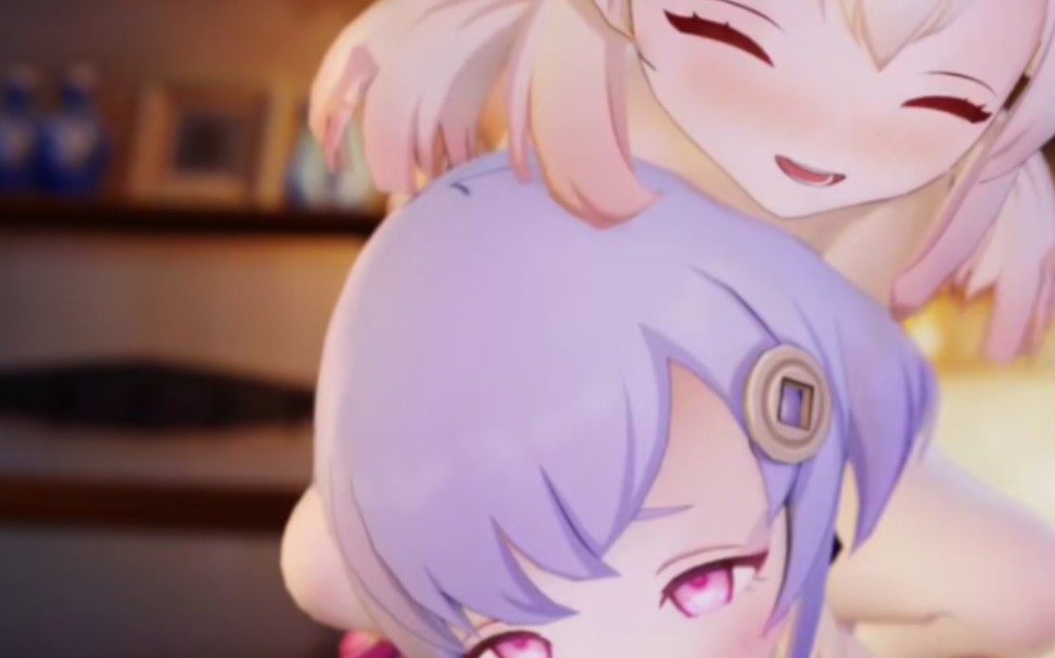 原神:可莉和七七两个天使小宝贝