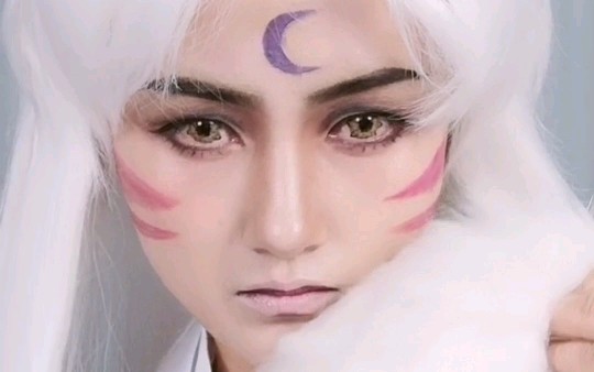 【璟儿】来一波回忆杀:童年的男神-杀生丸仿妆~重温穿越次元的思念~!