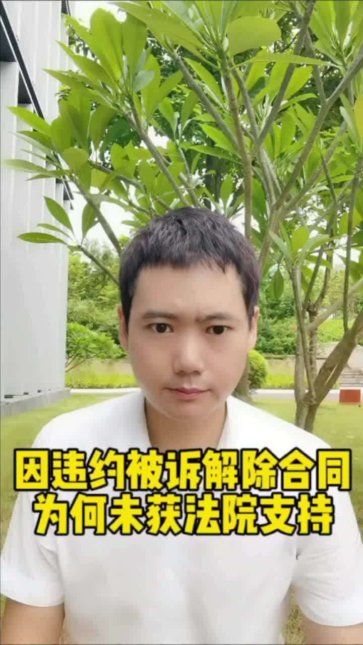 因违约被诉解除合同为何未获法院支持?哔哩哔哩bilibili