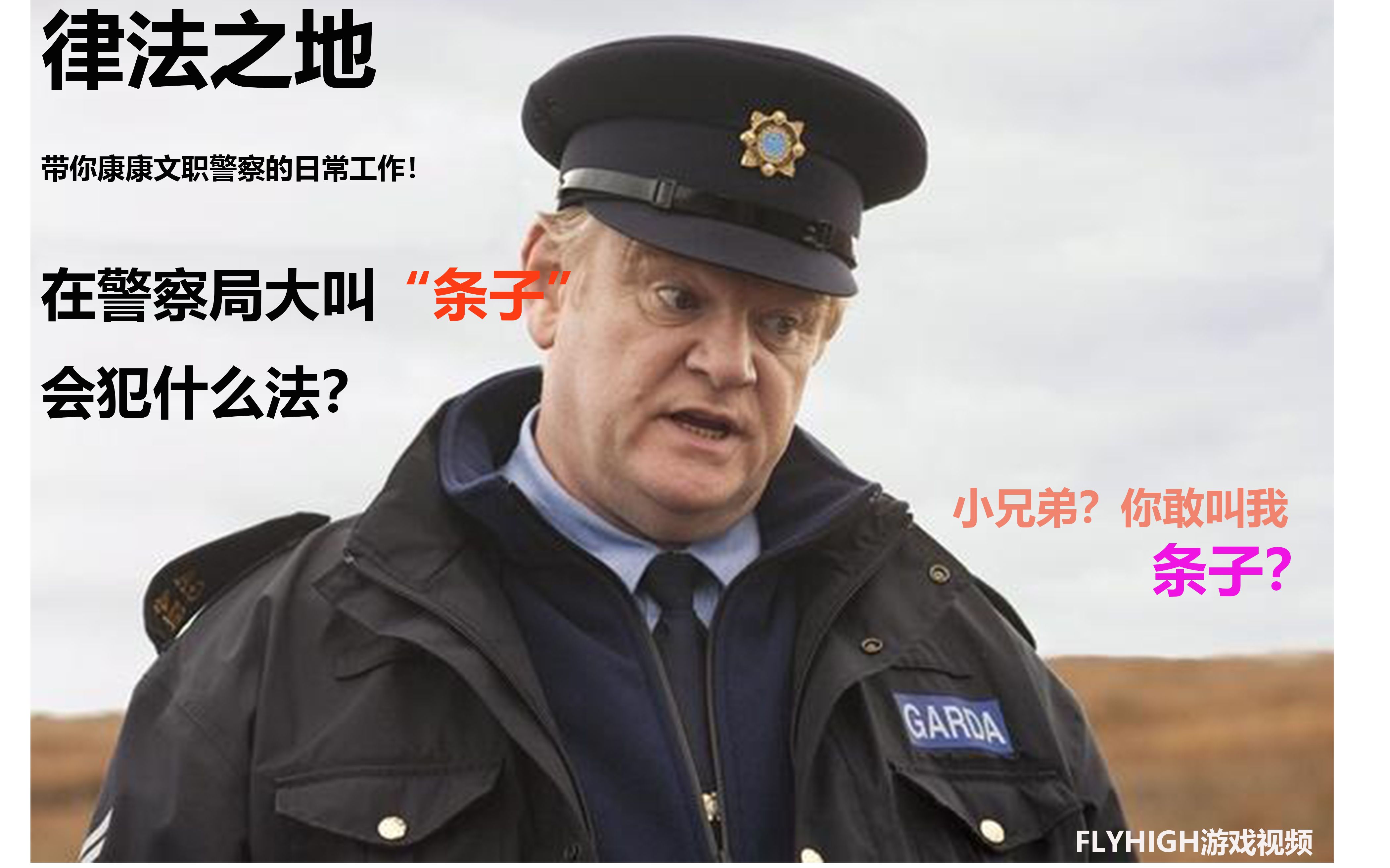 【flyhigh】在警察局大叫"条子"到底会犯什么法?