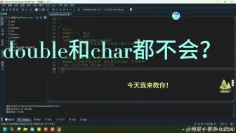 Download Video: double变量和char变量的用法