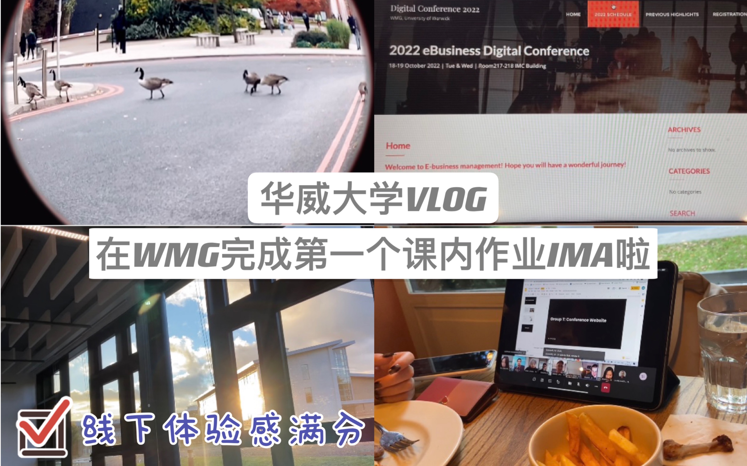 [VLOG 34] 流水账式记录华威WMG紧张的IMA|2天半搭建网站|感觉完成的还不错|只是英国公交太坑人哔哩哔哩bilibili