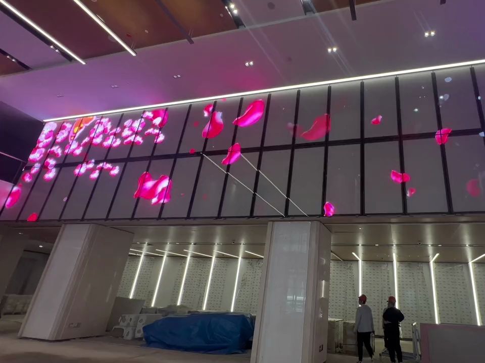 光电玻璃屏幕墙亮化