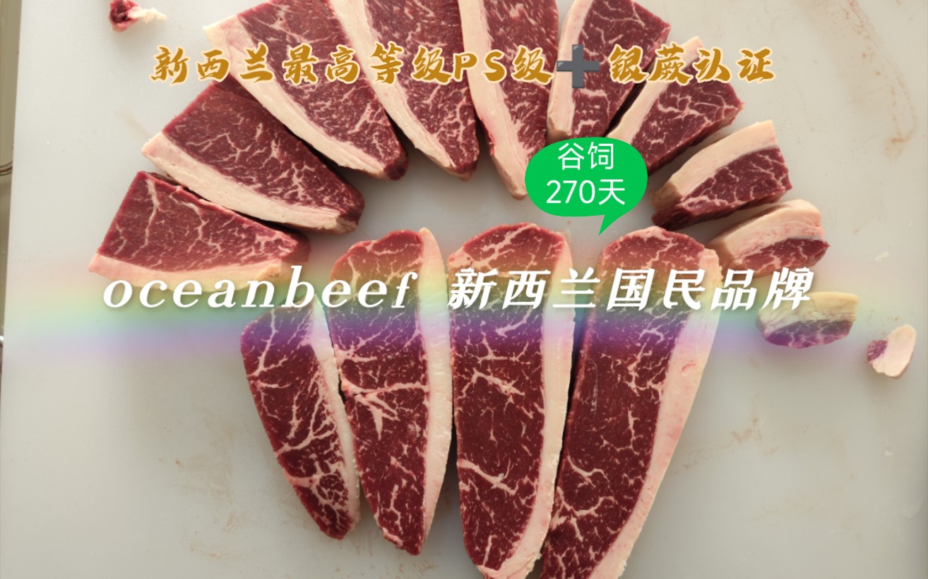 新西兰无敌吹爆品牌ocean beef ,性价比之王当之无愧,之前有试吃过,真的好吃入股不亏哔哩哔哩bilibili