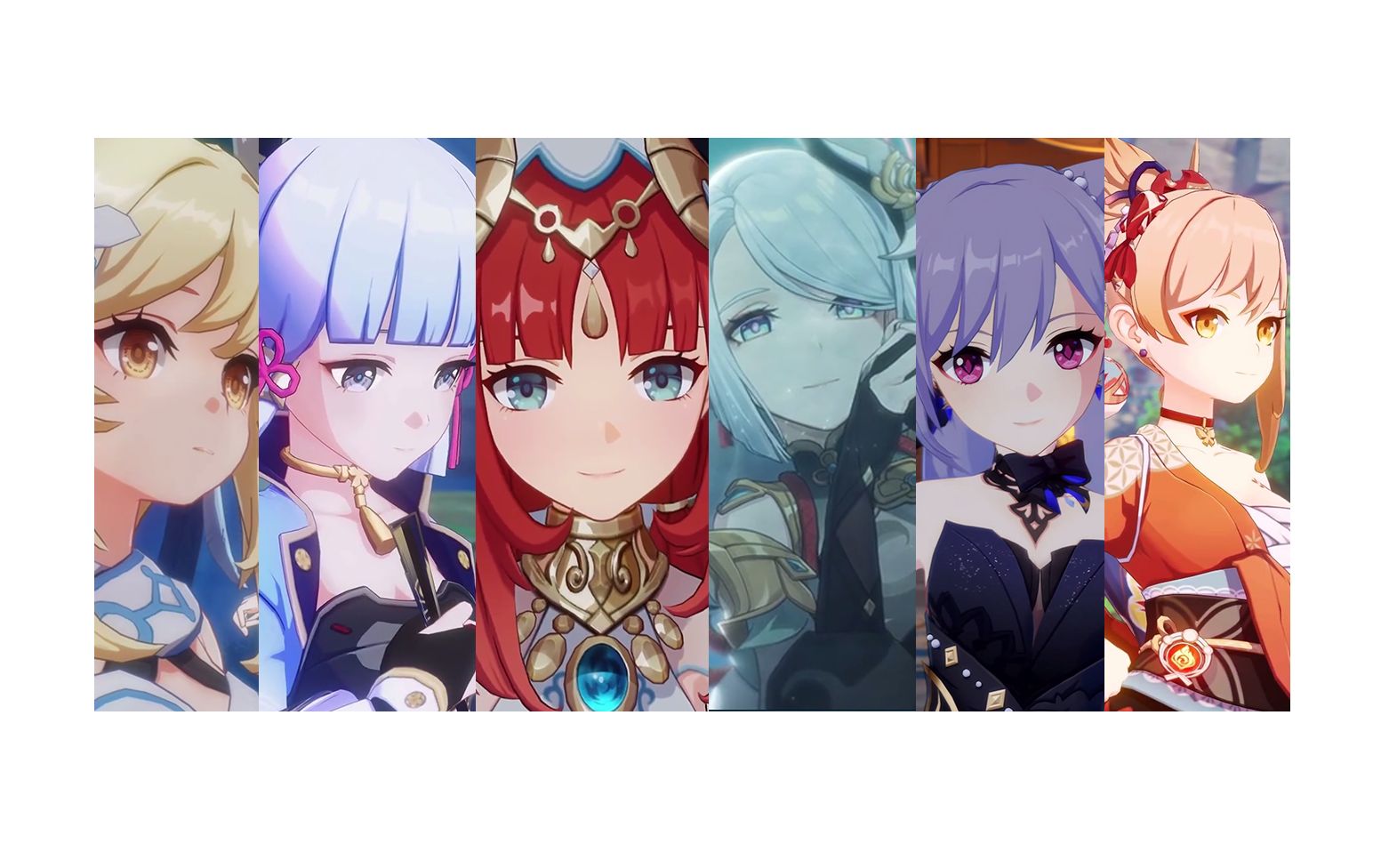 【原神/荧all】她们都好爱她(绫华/妮露/申鹤/宵宫/刻晴)