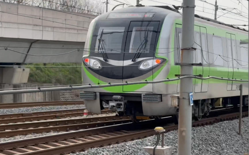 【南京地铁】三号线x099100林场进站&021022林场发车,伴随撞轨