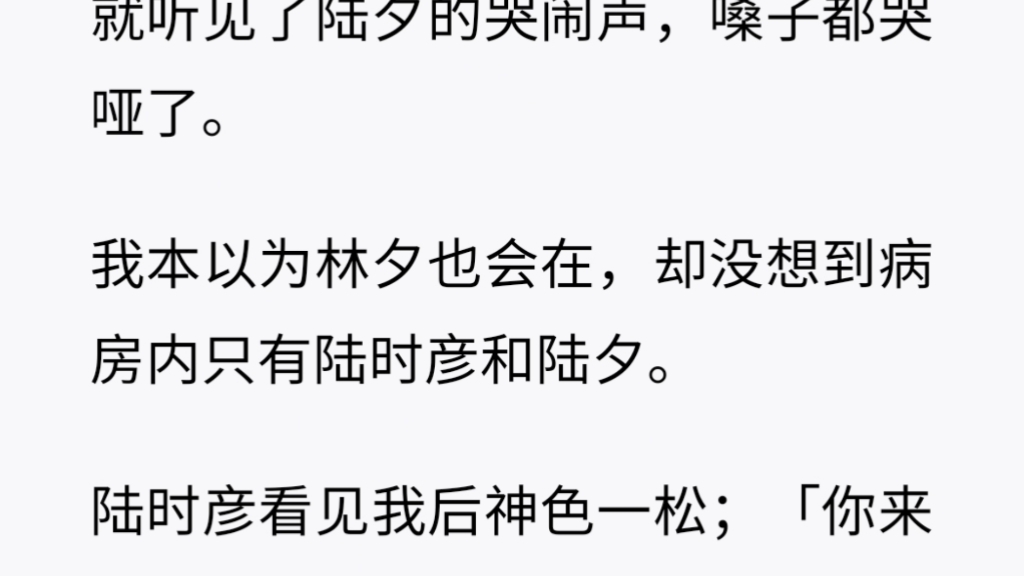 陆时彦的白月光给他生下一个儿子后,人就失踪了.为了给儿子一个完整的家,他找到了和白月光有三分像的我.结婚三年,我一直是他们父子俩背后的女人...