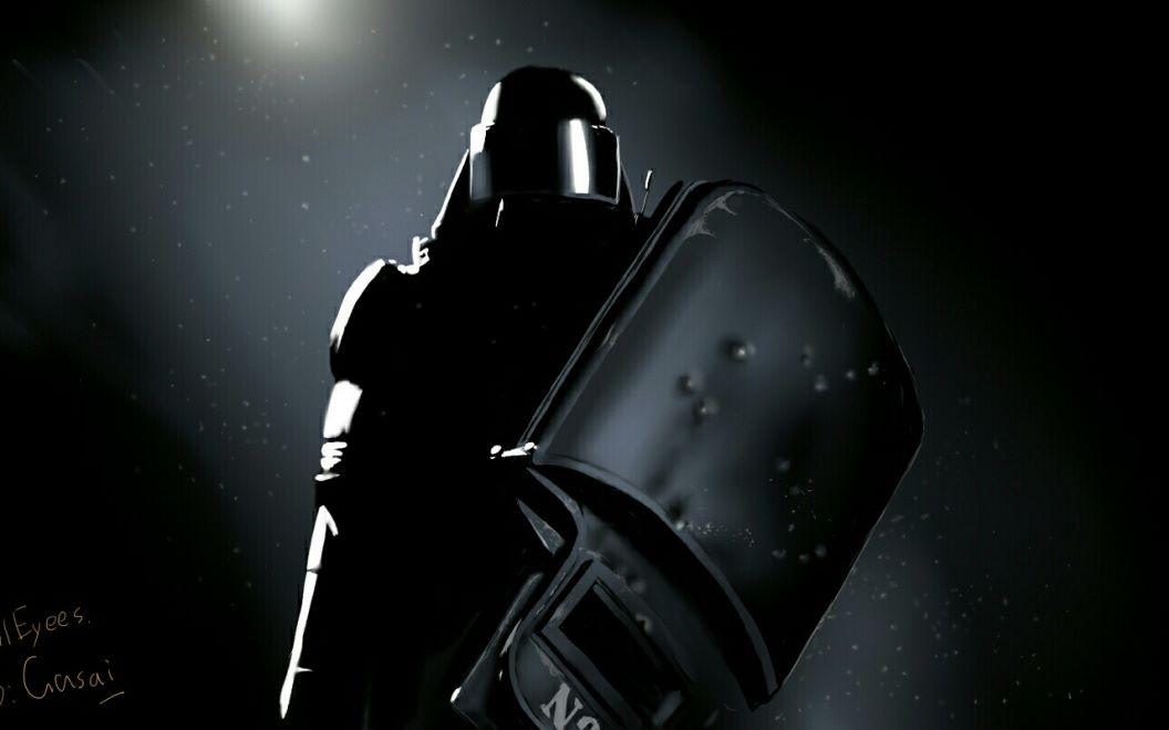 r6虽大盾兵已经无路可退他们身后就是最后的希望