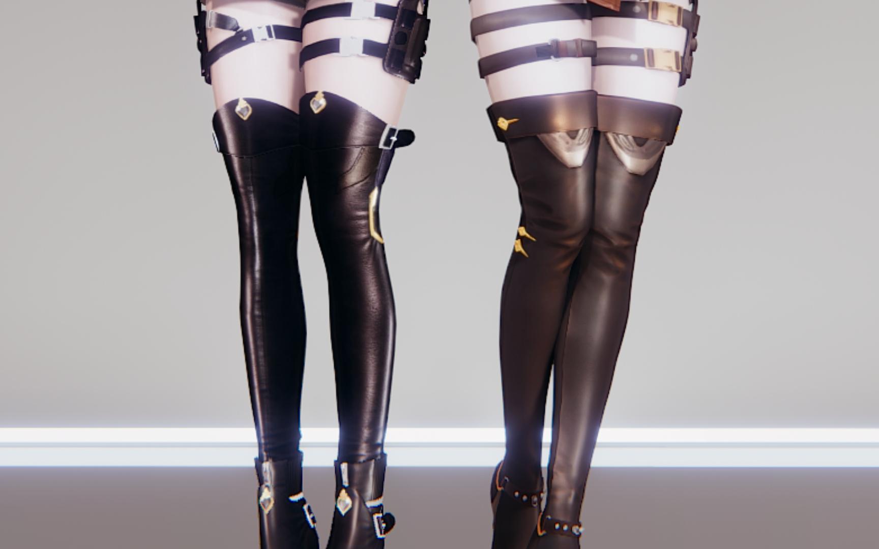 cf曼陀罗 不敢想这穿着战斗了一天的长靴味道得有多上头