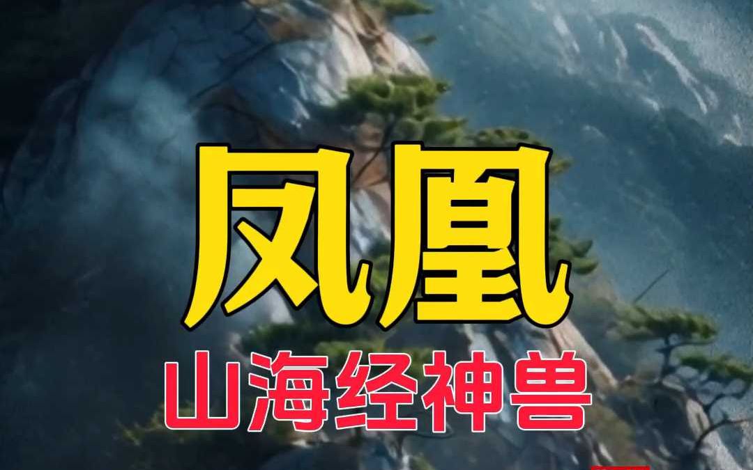 《山海经》神兽:凤凰哔哩哔哩bilibili