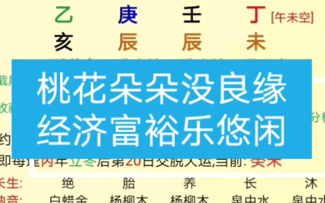 [图]一个富裕的女命八字