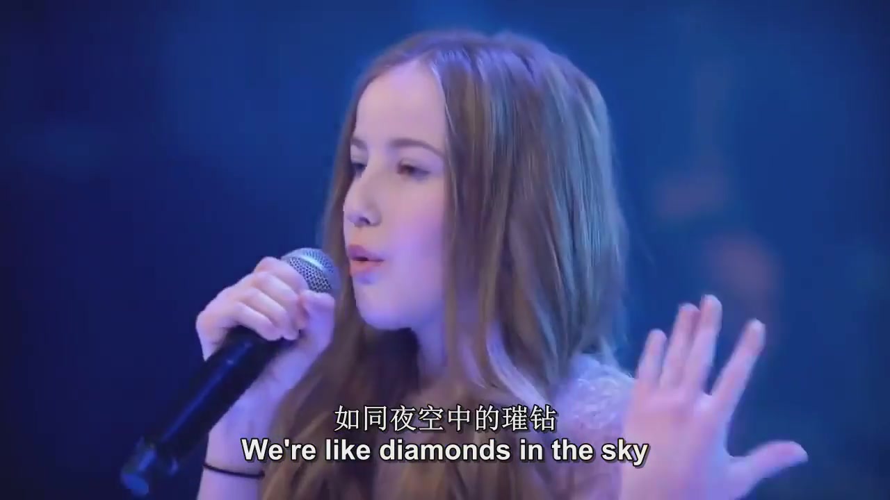 [图]13岁迷幻嗓音，震撼好声音比赛《Diamonds》