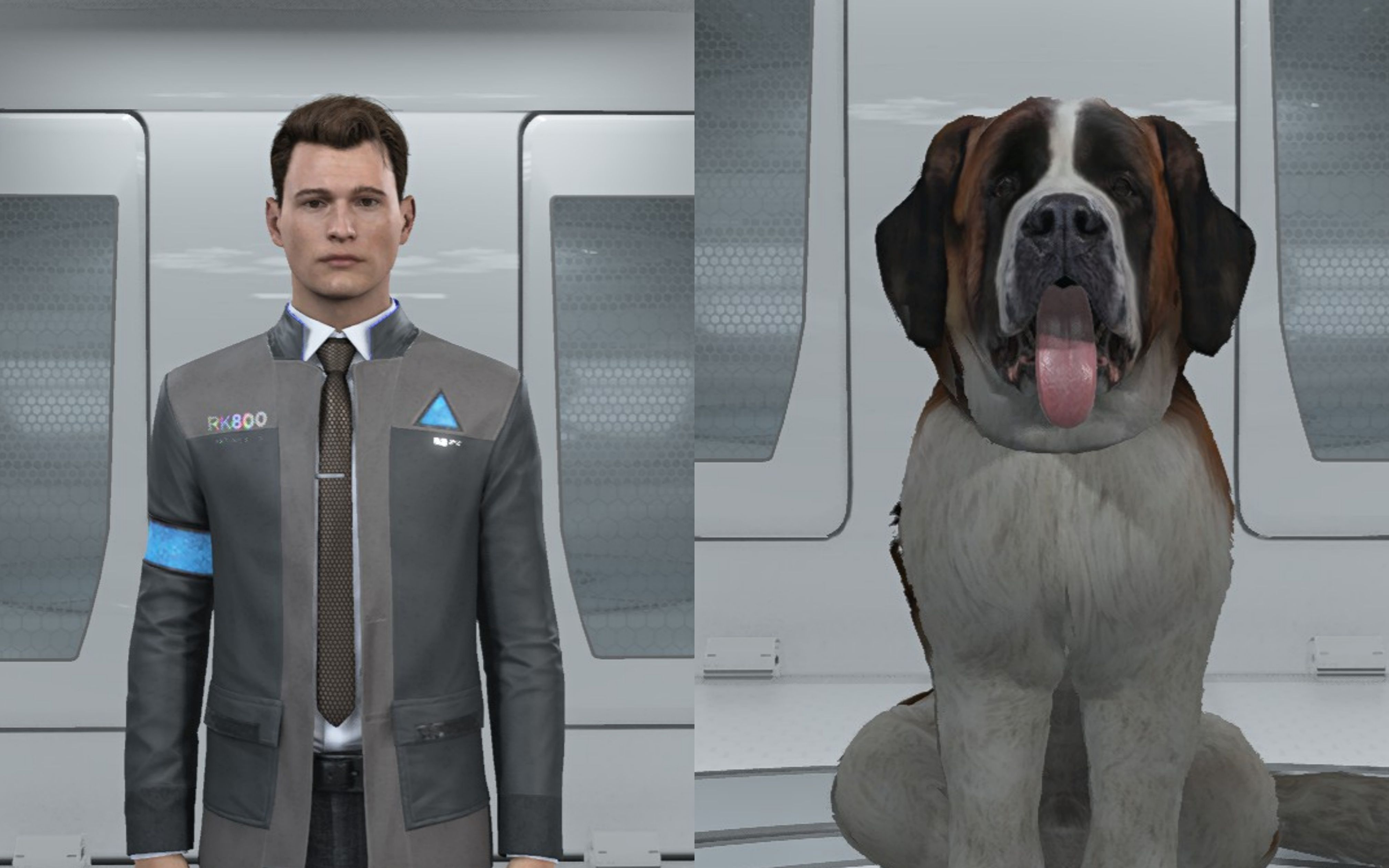 如果《底特律:变人》中,追捕异常仿生人的康纳酱换成了大狗狗sumo会