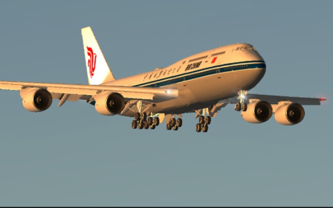 "第十六集"[rfs]中国国际航空b747-8i降落北京首都国际机场∣zbaa∣7.