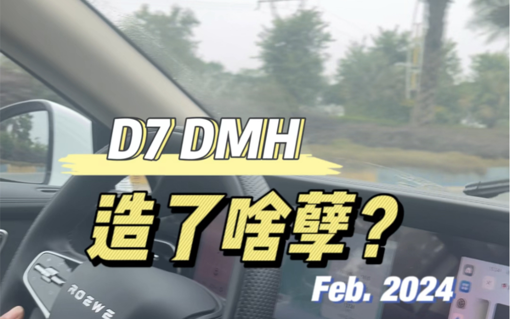 【D7 DMH】管不了,真管不了,上辈子造了啥孽啊!#上汽荣威#荣威D7#dou是好车 #惊不惊喜意不意外哔哩哔哩bilibili