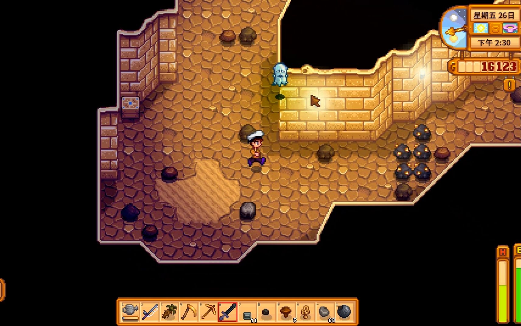 活动作品67沙漠矿坑的第25层星露谷物语流程实况解说