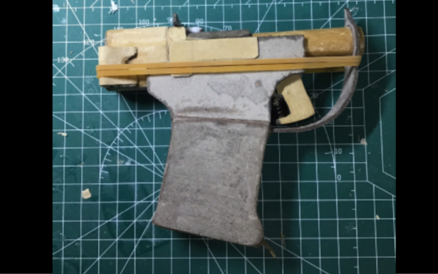 [纸模型制作]fn-45 "解放者"手枪