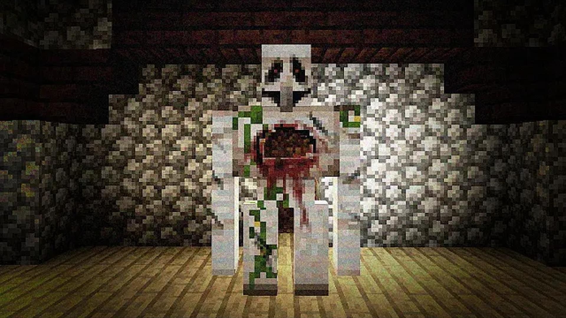 铁傀儡中间不应该有个洞！MC都市传说 By RayGloom Creepypasta