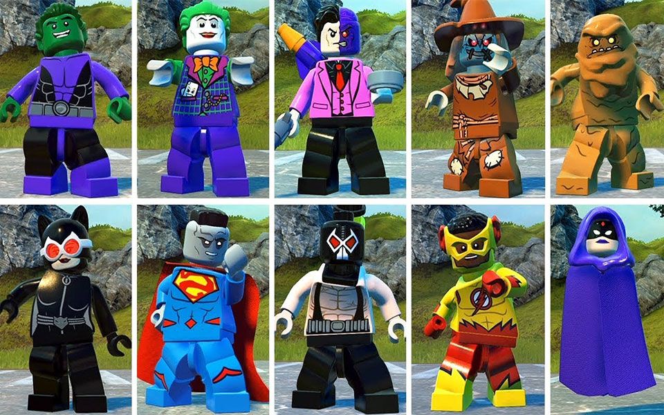 lego乐高dc超级反派全角色动作动画