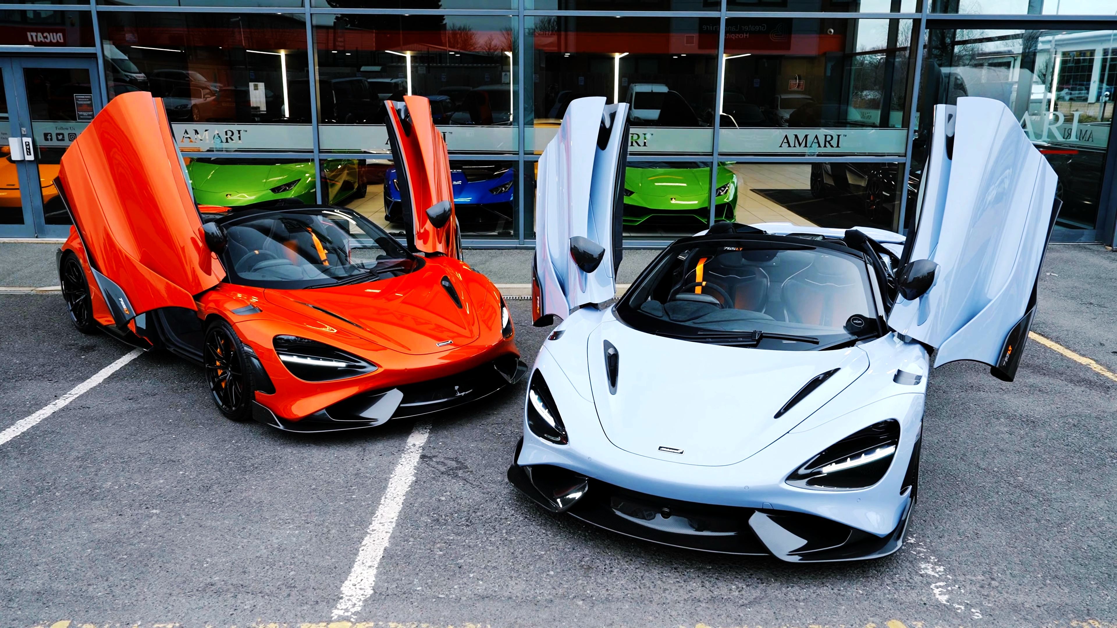 【4k | 观赏】迈凯伦 765lt x 2 ! | mclaren