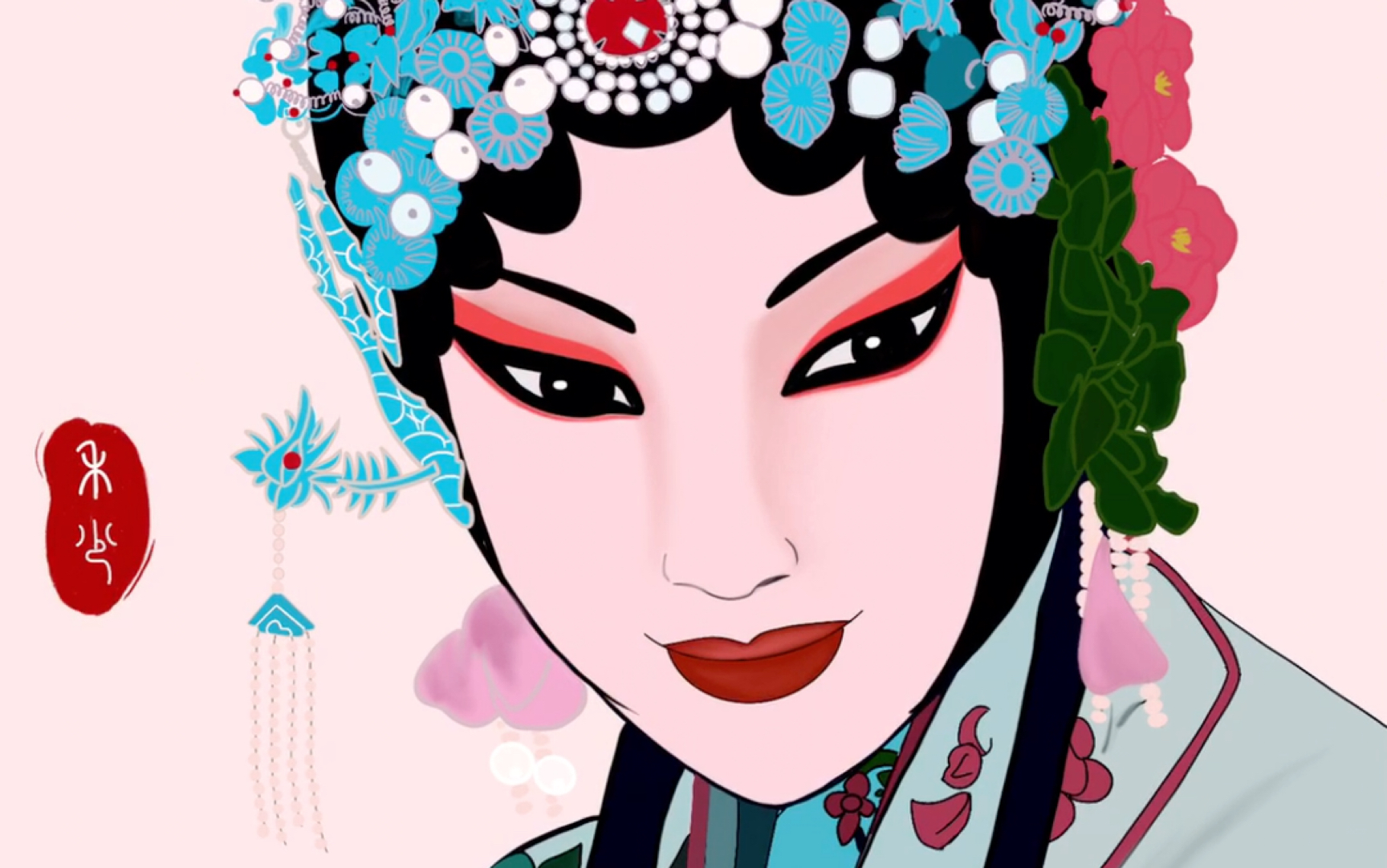 【ipad绘画】人都说戏子无情,又有多少人是有情的呢?