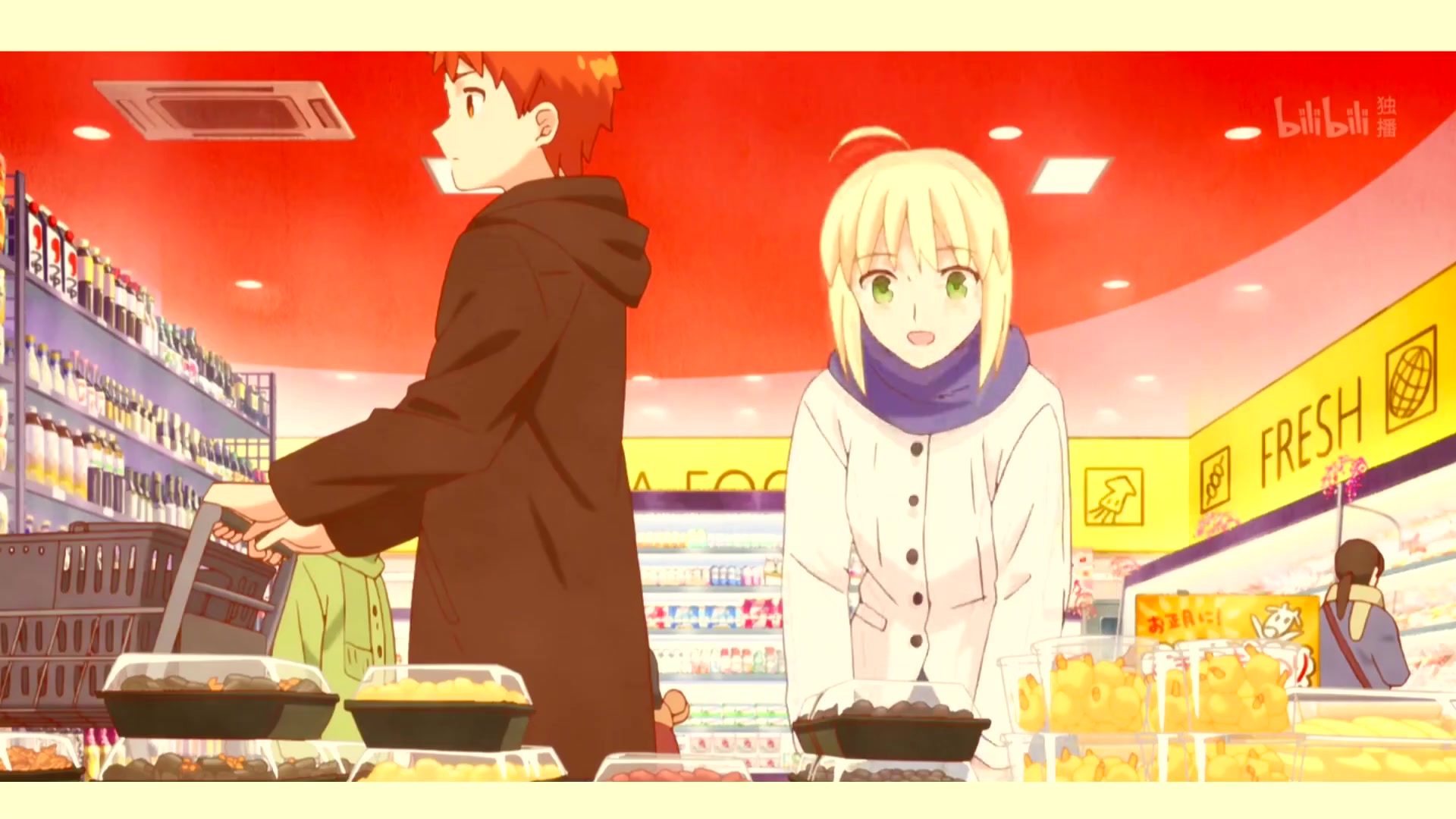 saber:士郎我喜欢你!恋爱进行时~!士郎与saber的厨房小恋曲