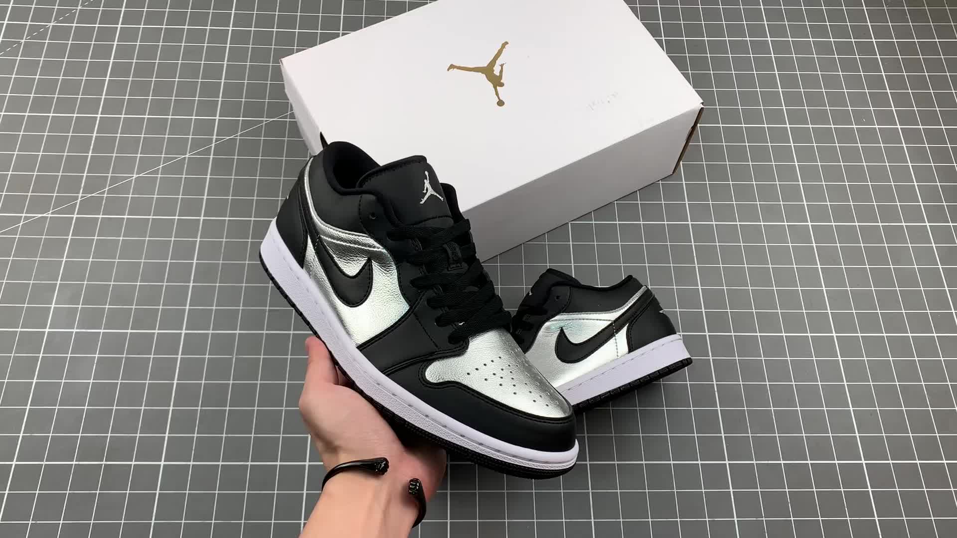 aj1黑银掉漆图片