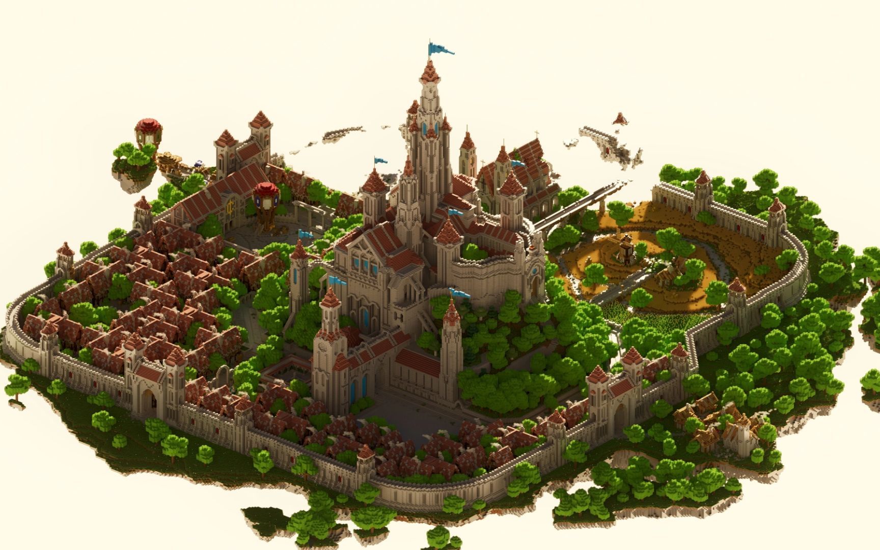 我的世界建筑-安德的浮空岛