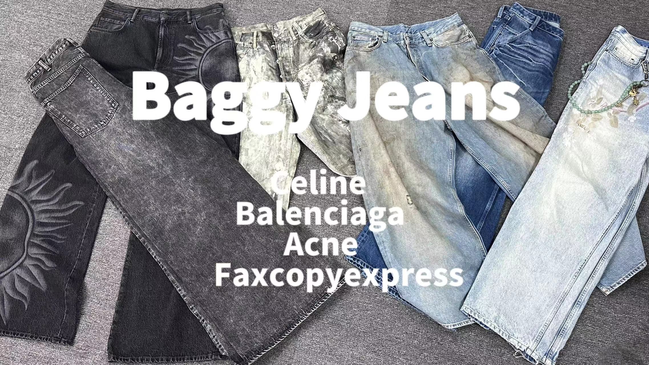 [图]这些牛仔裤够baggy了吧 Ft.Celine/Acne/Balenciaga/Faxcopyexpress