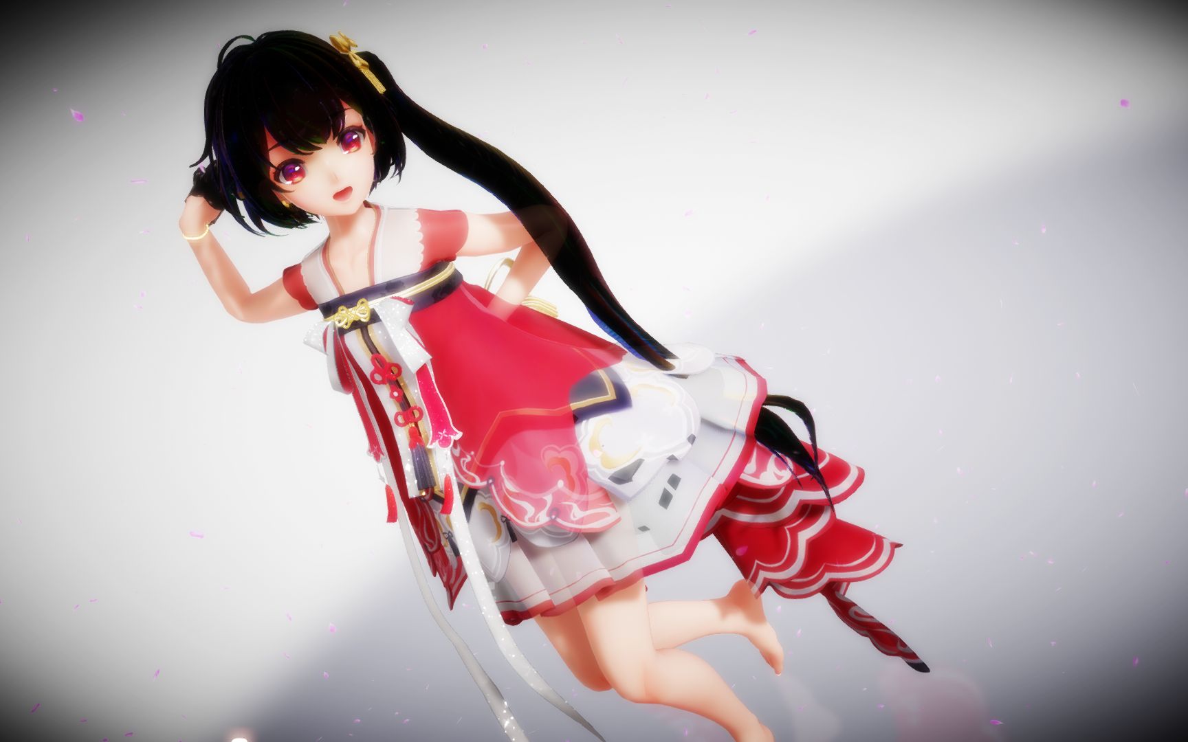 mmd泠鸢花月成双