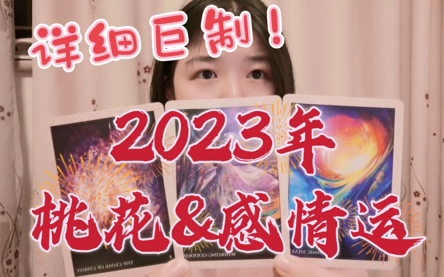 【陶大宝】大众占卜|2023年桃花&感情流运|超详细,不限感情向,大家可以稍微做点笔记,期待一下~哔哩哔哩bilibili