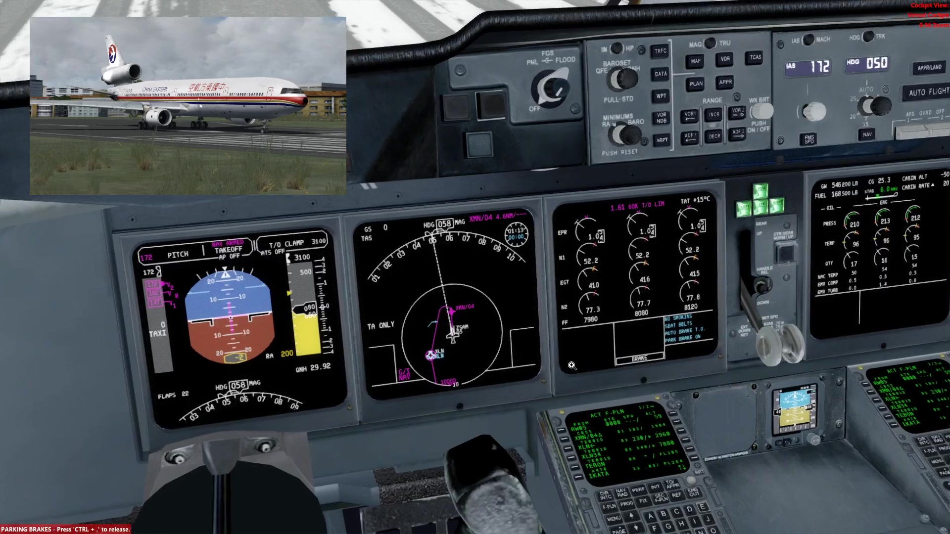 p3d东航md11从厦门高崎机场起飞