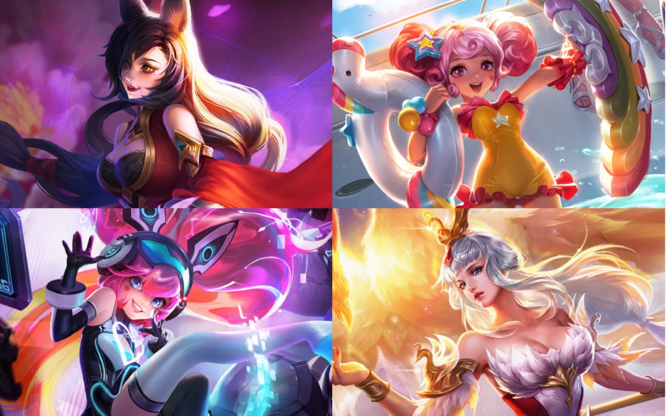 时刻4】排位/巅峰赛-草丛四姐妹的秒杀合集(妲己安琪拉小乔王昭君)