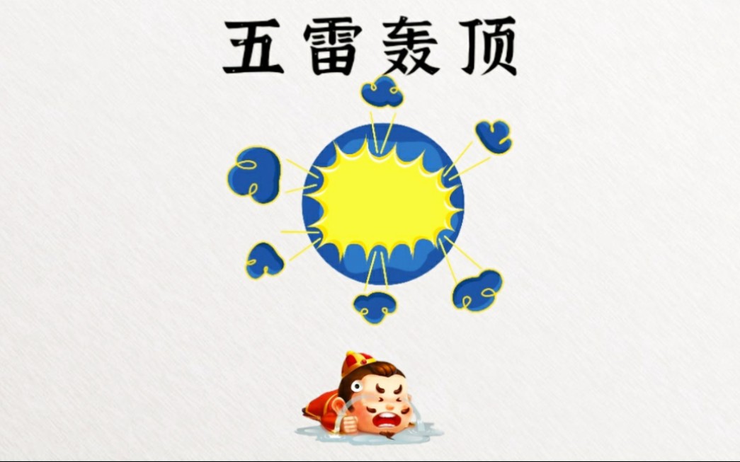 趣知社五雷轰顶的五雷指的是什么