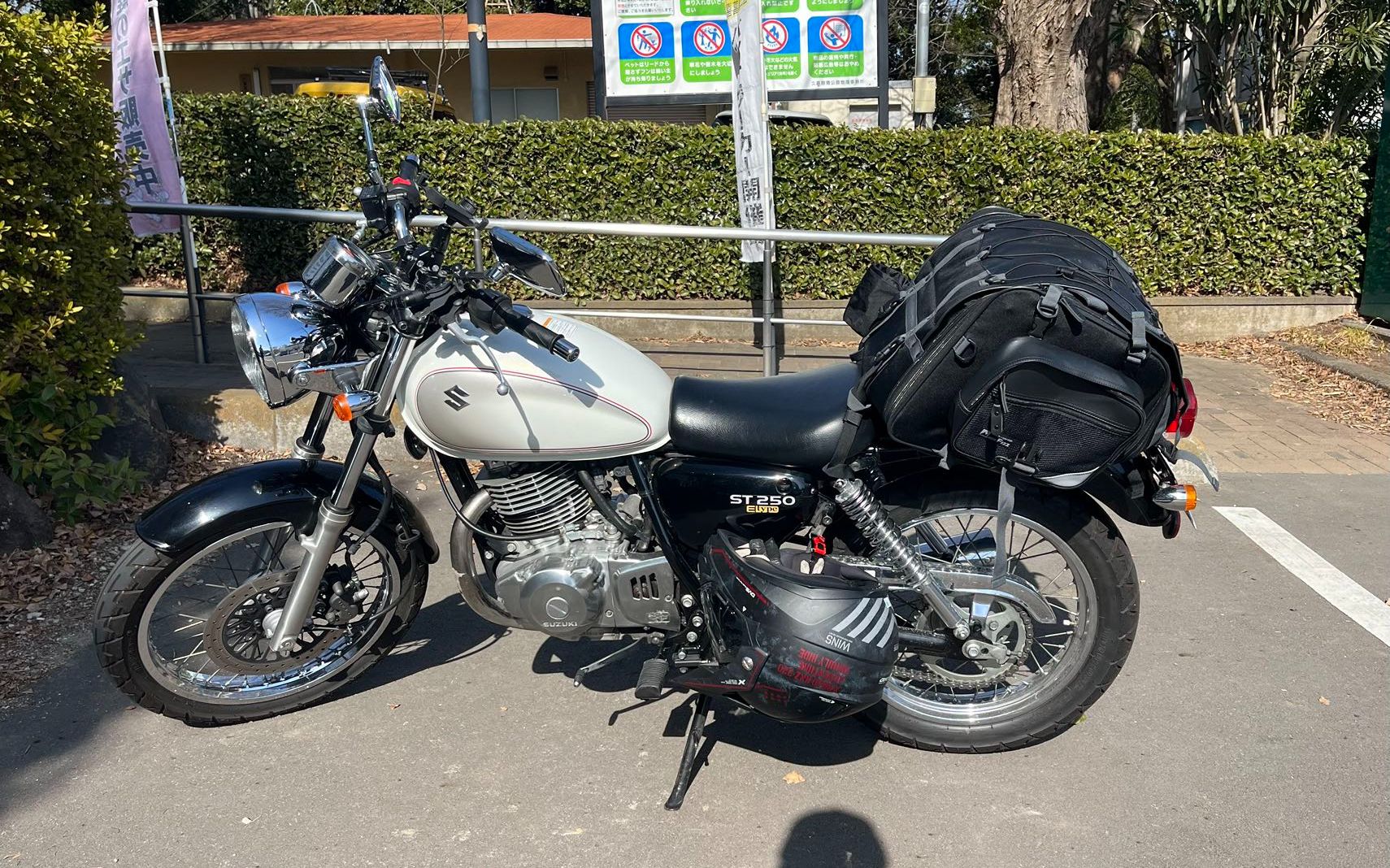 铃木st250e甲斐向山行