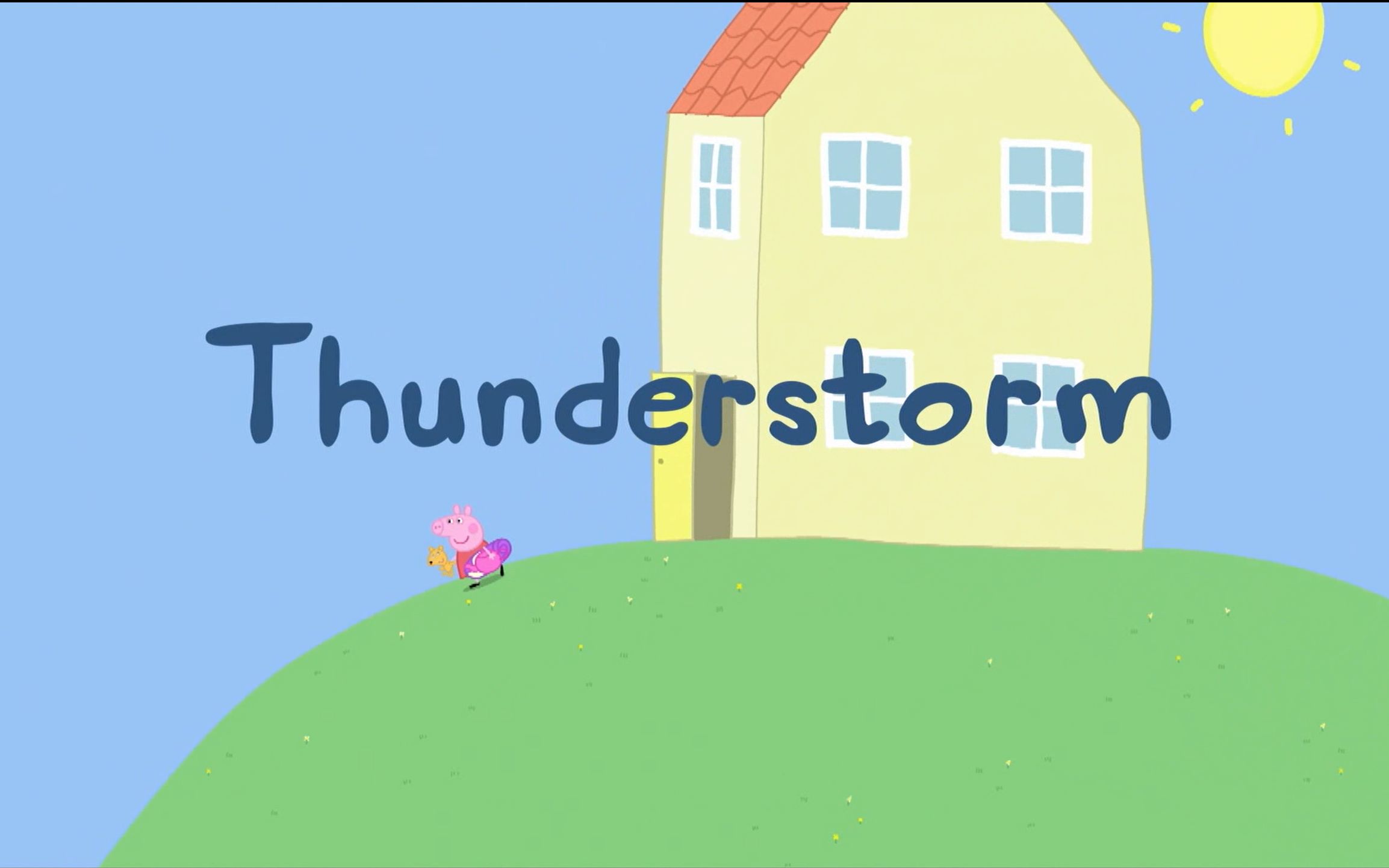 [图]（小猪佩奇）Thunderstorm【英文字幕】