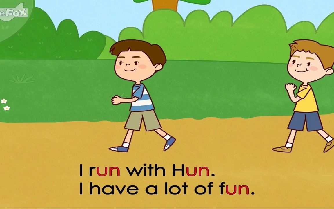 [图]少儿英语 - Fun with Hun （自然拼读 - un）