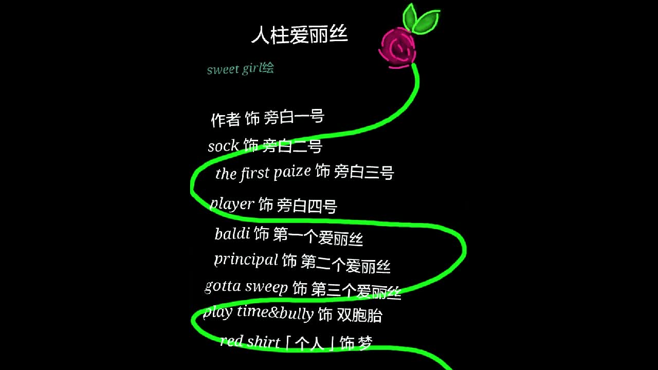 [baldis basics]人柱爱丽丝(我知道我画不好)