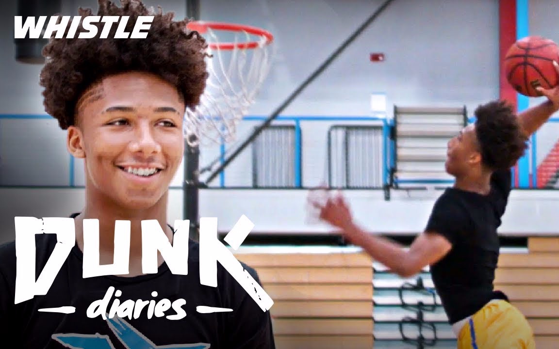 【中字】扣篮日记 | mikey williams:未来的nba扣篮大赛冠军!