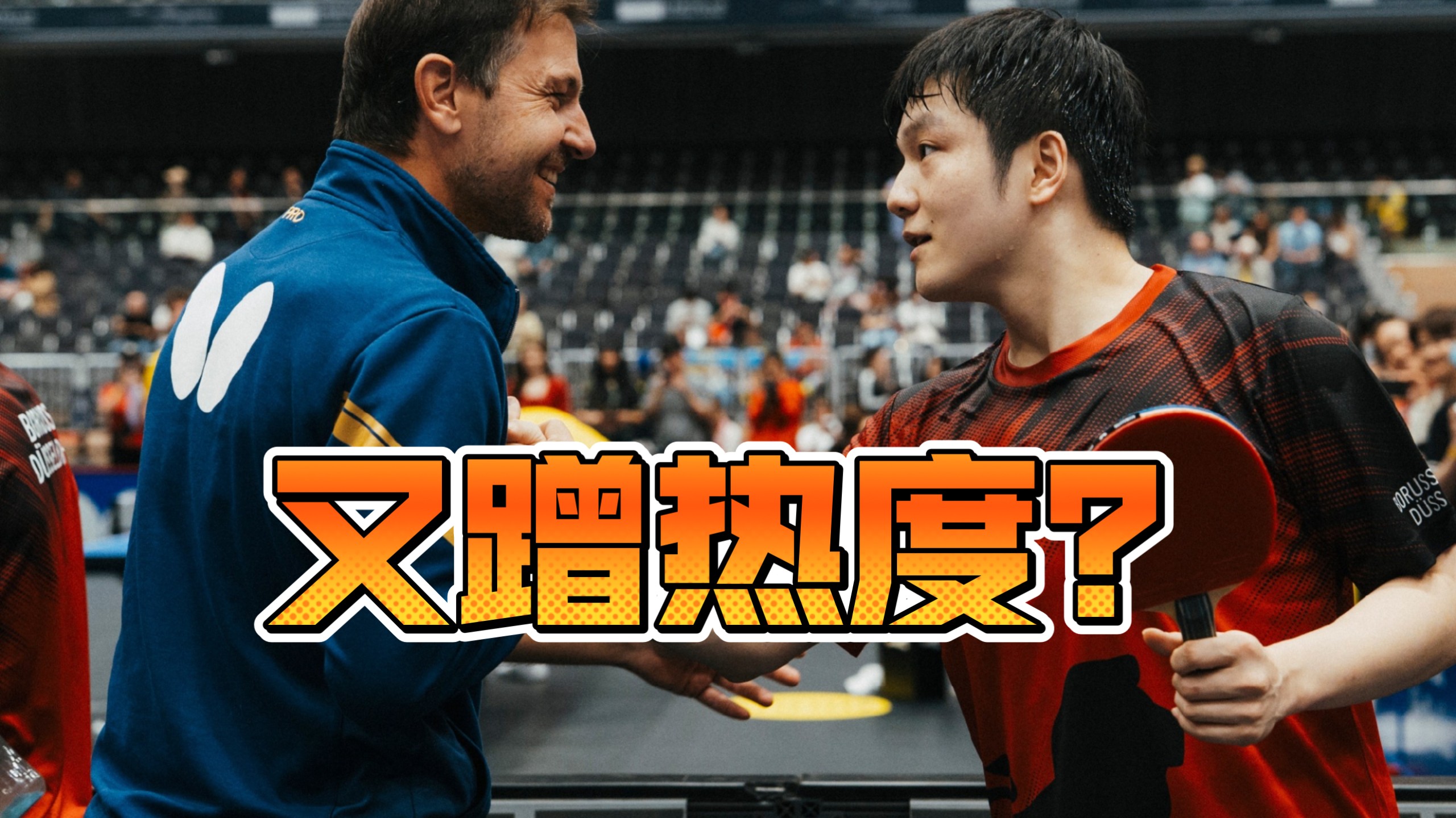 明明问谁是下一个欧洲乒乓之王，为什么要放波尔和樊振东的旧照？