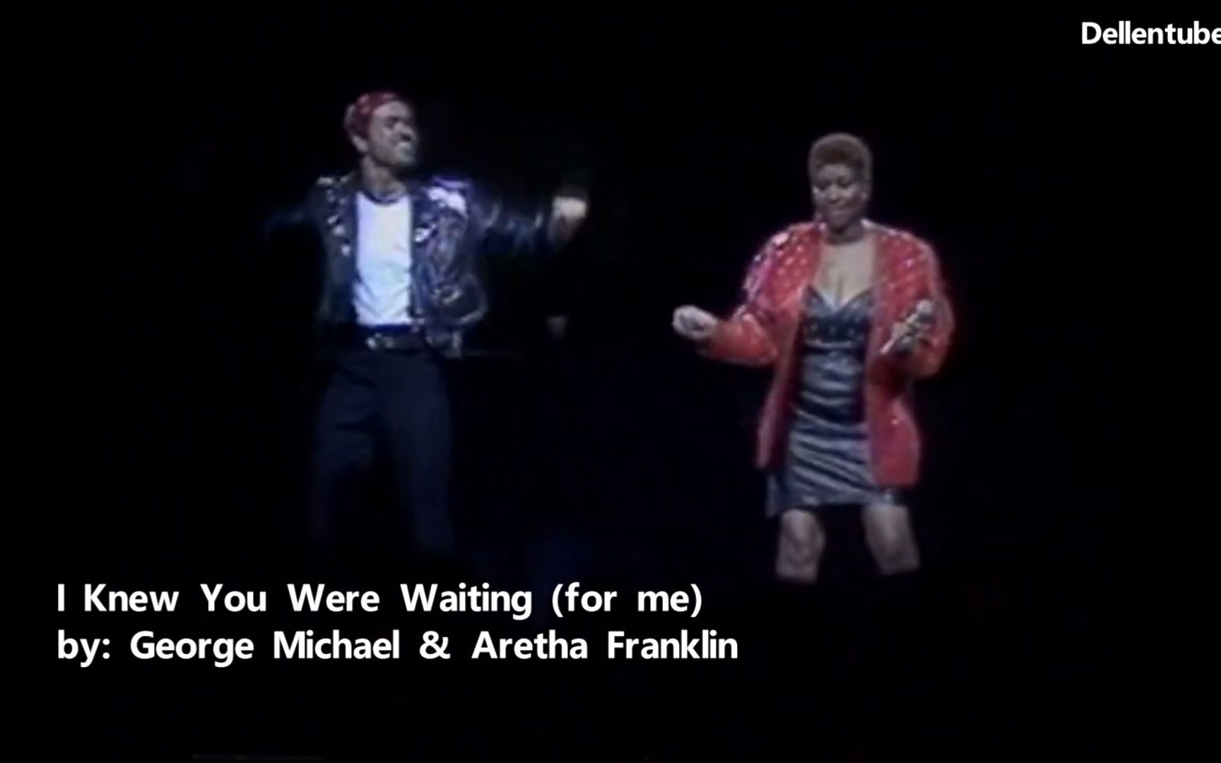 [图]【中字/此生仅此一次的传奇对唱】George Michael & Aretha Franklin - I Knew You Were Waiting 1988